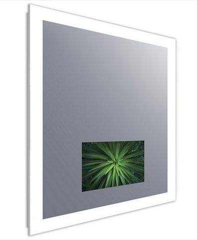 Silhouette Lighted Mirror with Television