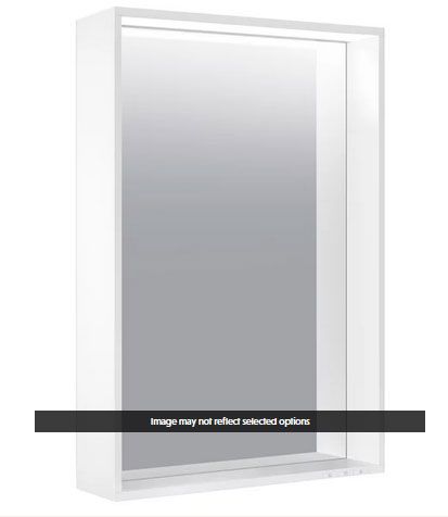 Plan Lacquered Lighted Mirror