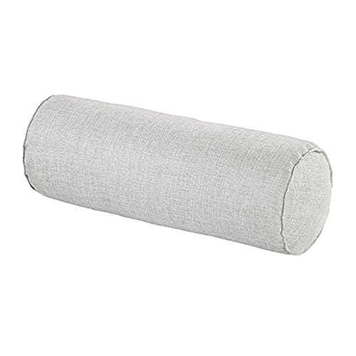 16x6 Inch Round Neck Pillow with Washable Cotton Cover Pillow Provides