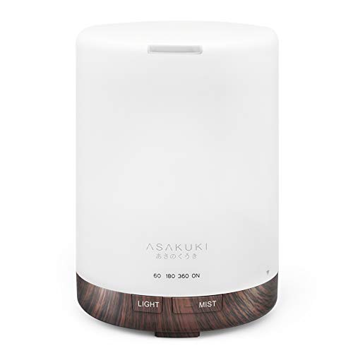 ASAKUKI 300ML Essential Oil Diffuser, Quiet 5in1 Premium Humidifier