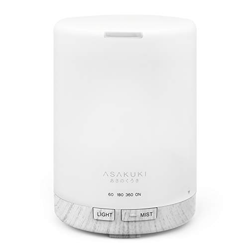 ASAKUKI 300ML Essential Oil Diffuser, Quiet 5in1 Premium Humidifier