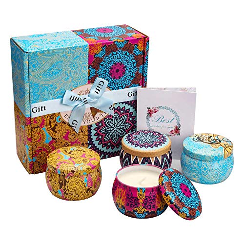 CREASHINE Aromatherapy Candles Gift Set Bath and Body Works Natural