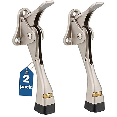 Gotega Door Stopper, 2 Packs Kickdown Door Stop with One Touch