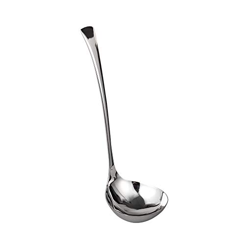 IMEEA Large Soup Gravy Ladle 18/10 Stainless Steel Heavy Duty Kitchen
