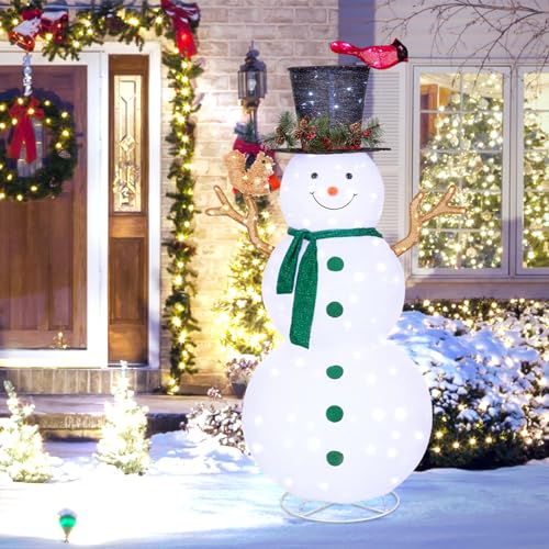 LOENIY 24In Tabletop Christmas Tree Snow Flocked, Mini Christmas Tree Includes 35 LED Lights DIY Ornaments Star Treetopper, Small Xmas Artif並行輸入 LOENIY 24In Tabletop Christmas Tree Snow Flocked, Mini Christmas