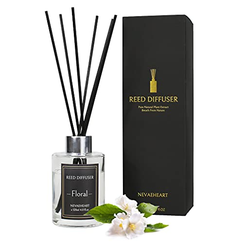 NEVAEHEART Reed Diffuser, Floral Scented Reed Diffuser Set, 4.0 oz