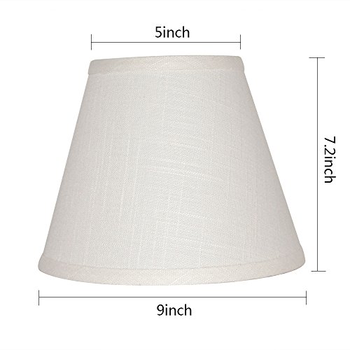 Tootoo Star Barrel White Small Lamp Shade for Chandeliers Lights Table
